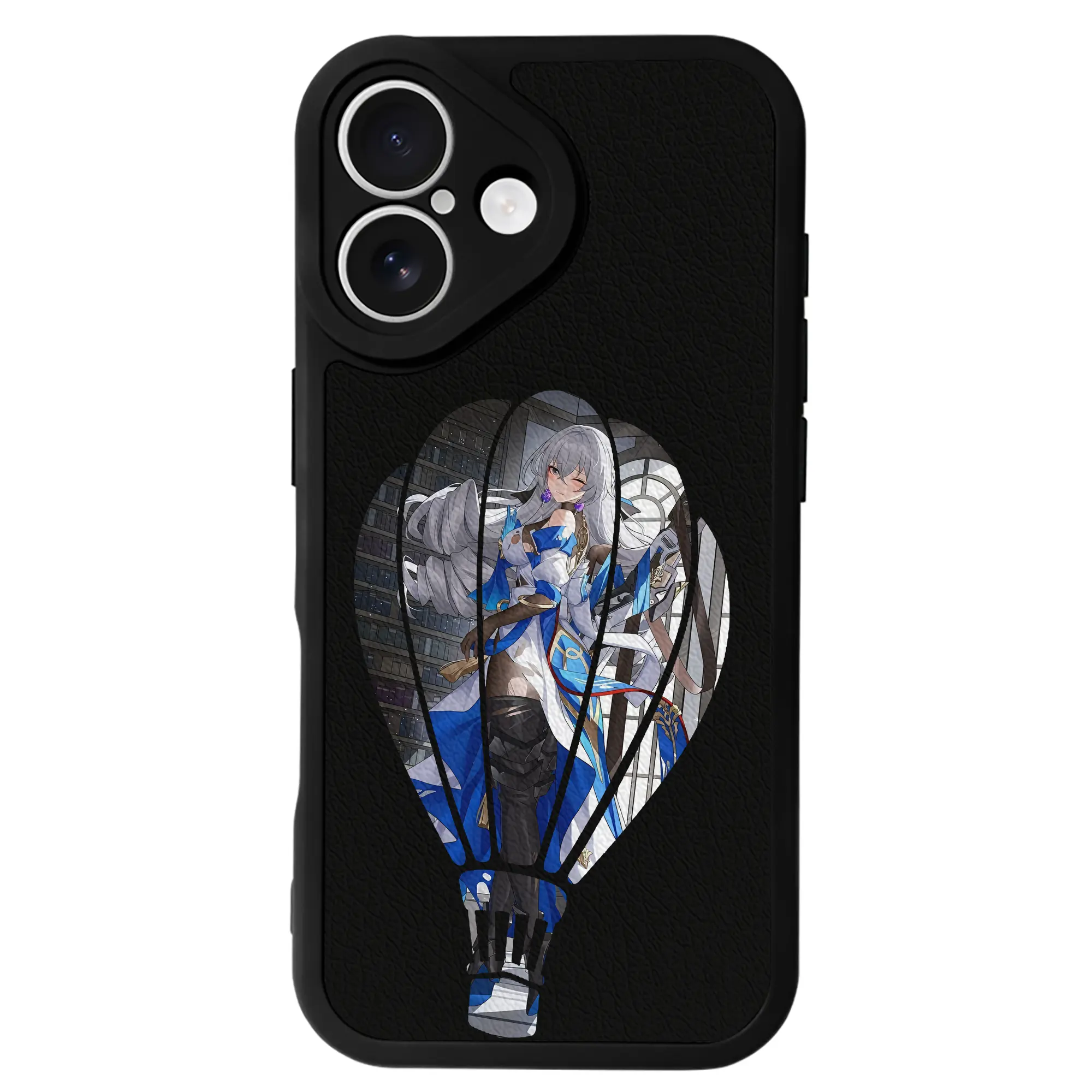 崩壊：スターレイル グッズ ブローニャ - IPhone 16シリーズ対応 ・ シリコンスマホケース ・ レザー調 ・ 高精度フィット ・ 耐衝撃 ・ ワイヤレス充電対応 ・ 精密カット